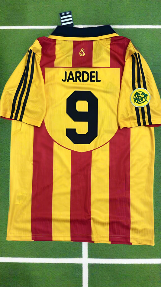 Mario Jardel Galatasaray UEFA 2000 Retro Nostalji Formasi Football Home Trikot Jersey Maillot