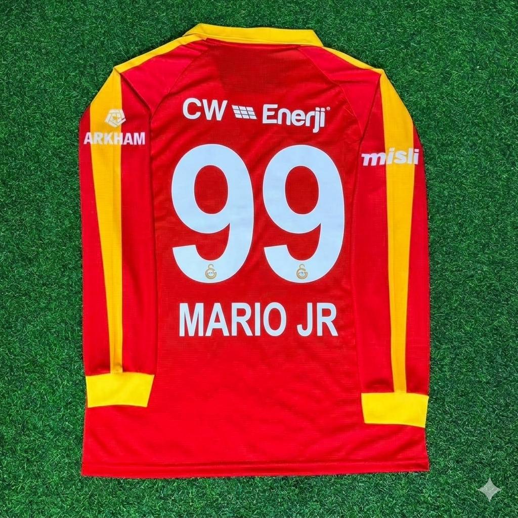 Mario Lemina Galatasaray Legendary Retro Vintage Long Sleeve Football Jersey