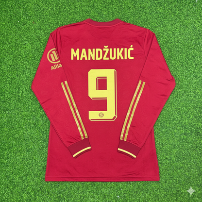 Mario Mandžukić 9- Bayern München 125 Jahre Spezial-Edition Fußballtrikot