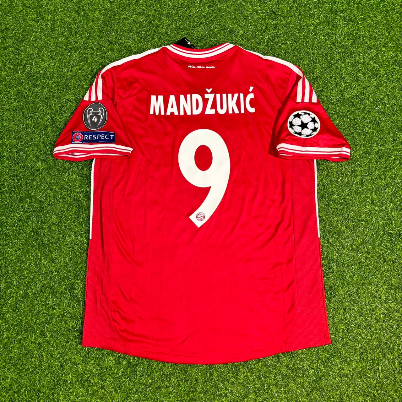 Mario Mandžukić #9 Bayern Munich 2013 Champions League Final Retro Jersey