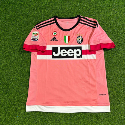 Mario Mandzukic Juventus Retro Pink 2015-2016 Jersey Trikot