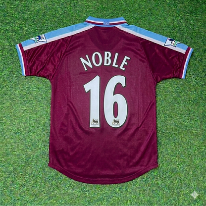 Mark Noble #16 West Ham United Home Retro Football Jersey