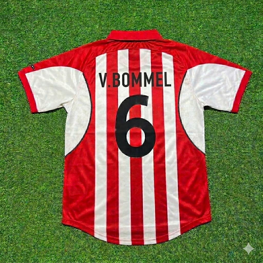 Mark Van Bommel #6 PSV Eindhoven 2000 2002 Home Retro Football Jersey