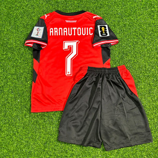 Marko Arnautovic Austria 2026 World Cup Kids Home Football Jersey