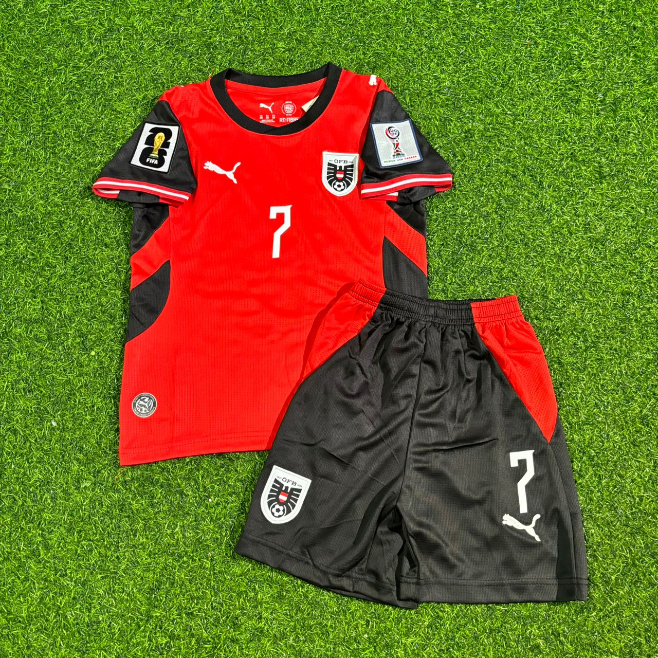 Marko Arnautovic Austria 2026 World Cup Kids Home Football Jersey