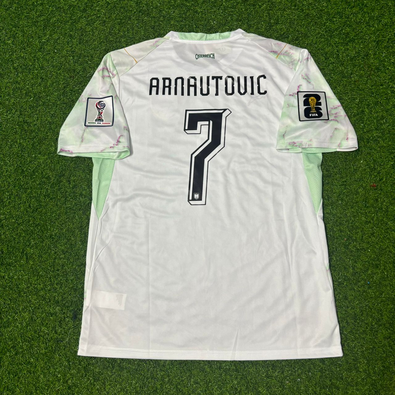Marko Arnautović Austria 2026 World Cup White Football Jersey