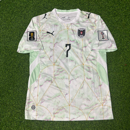 Marko Arnautović Austria 2026 World Cup White Football Jersey