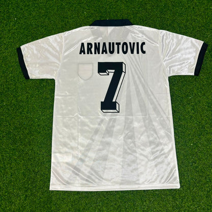 Marko Arnautovic Austria White Retro Football Jersey