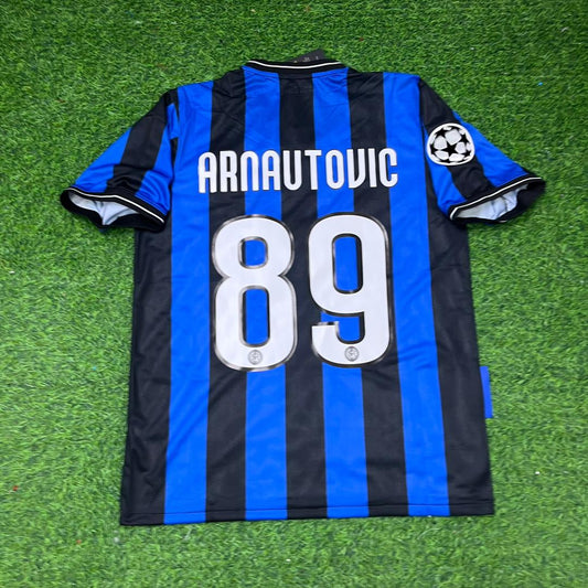 Marko Arnautovic Inter Milan 2009-2010 Retro Football Jersey