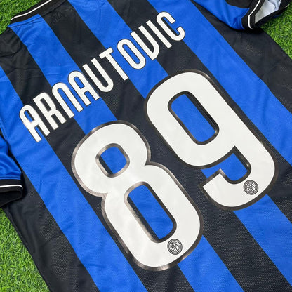 Marko Arnautovic Inter Milan 2009-2010 Retro Football Jersey