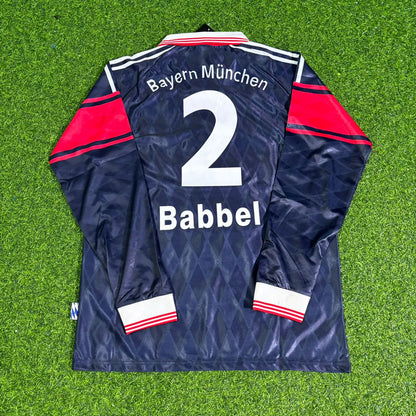 Markus Babbel FC Bayern München 1997/98 Saison Langarm Heim Retro Trikot