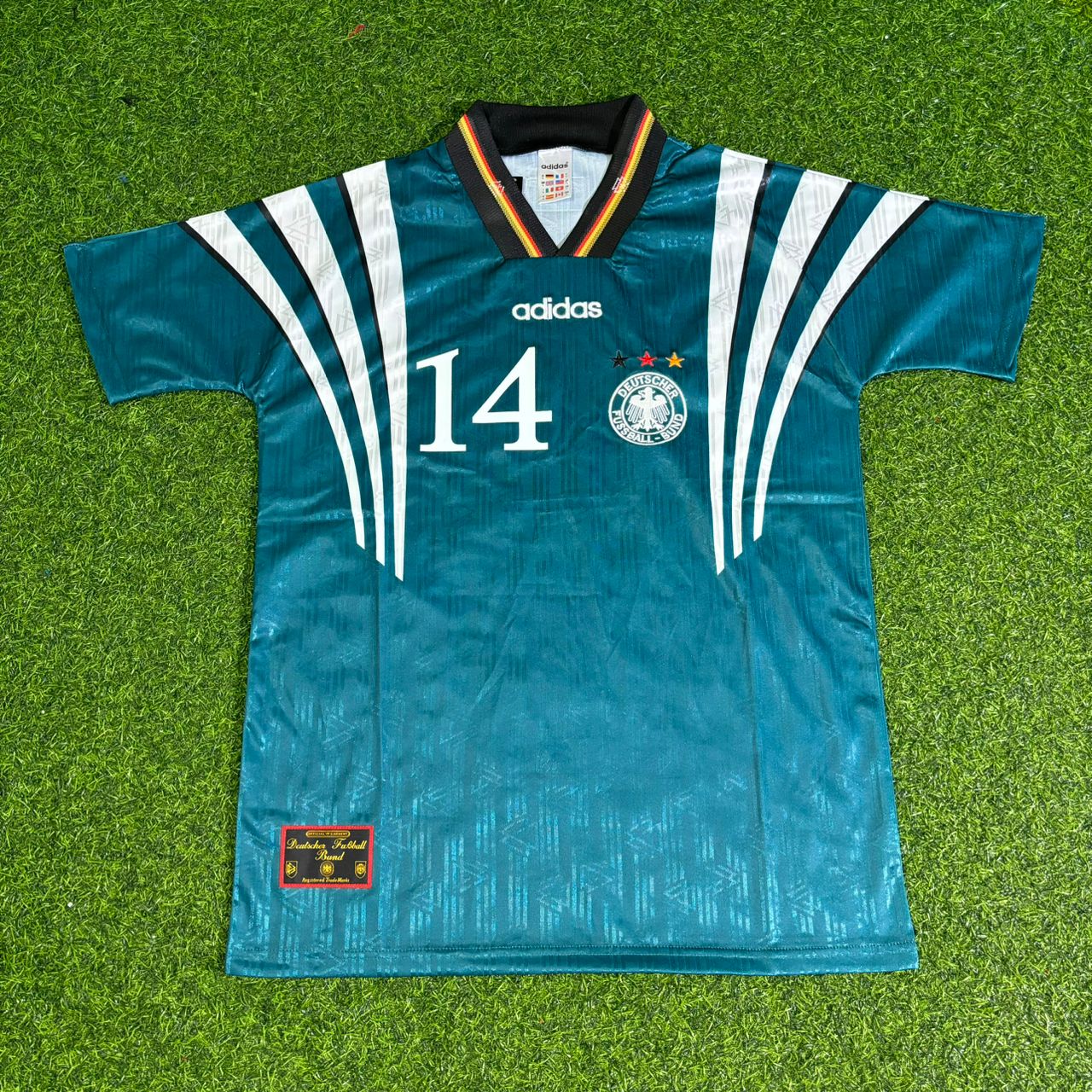 Markus Babbel Germany Deutschland EURO 1996 Retro Jersey Trikot Soccer Shirt