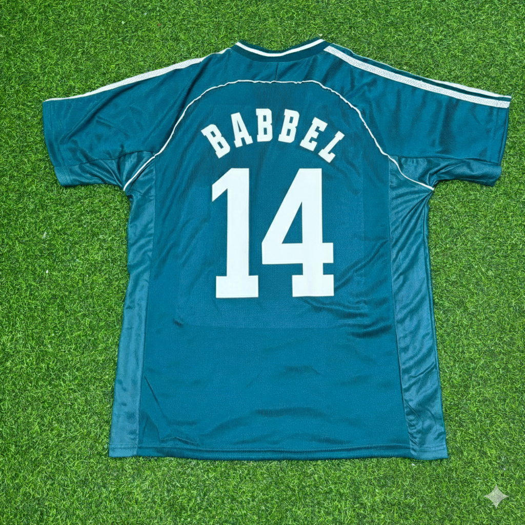 Markus Babbel Germany 1998 World Cup Away Retro Football Jersey