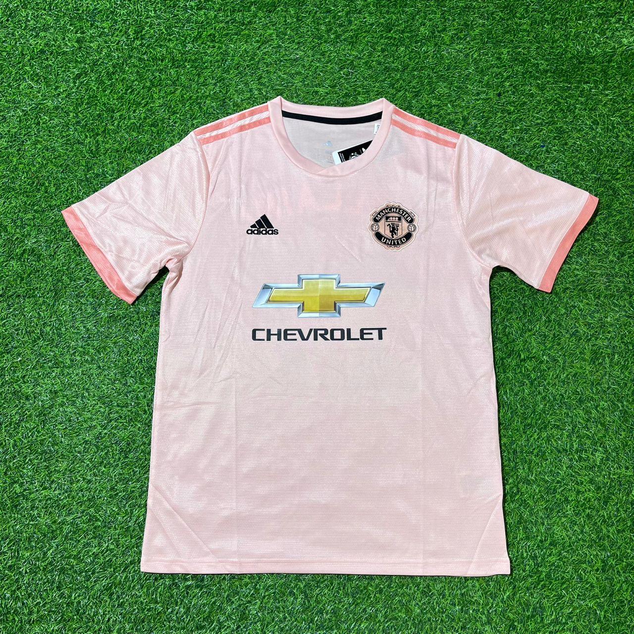 Marouane Fellaini Manchester United 2018/19 Pink Retro Football Jersey Kit