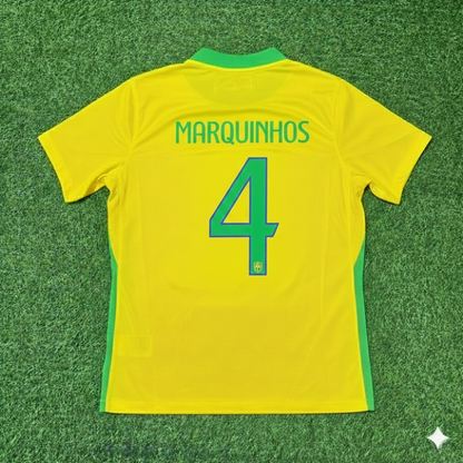 Marquinhos Brazil 2026 World Cup New Season Football Jersey