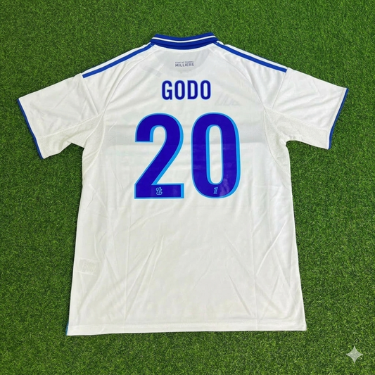 Martial Godo 20- Strasbourg New Season 2026 Jersey Trikot Maillot Soccer Shirt