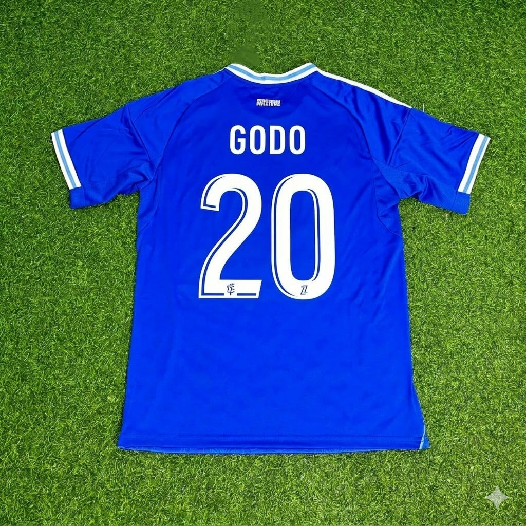 Martial Godo 20- Strasbourg New Season 2026 Jersey Trikot Maillot Soccer Shirt