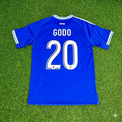 Martial Godo 20- Strasbourg New Season 2026 Jersey Trikot Maillot Soccer Shirt