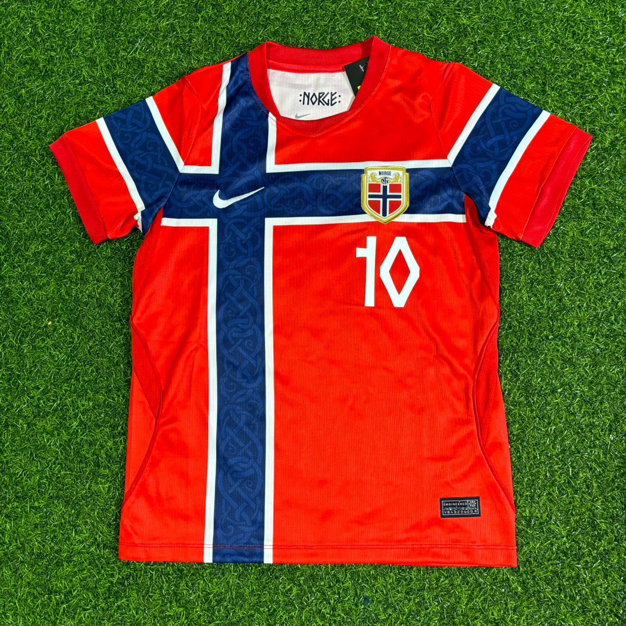 Martin Odegaard Norway 2026 World Cup Kids Football Jersey