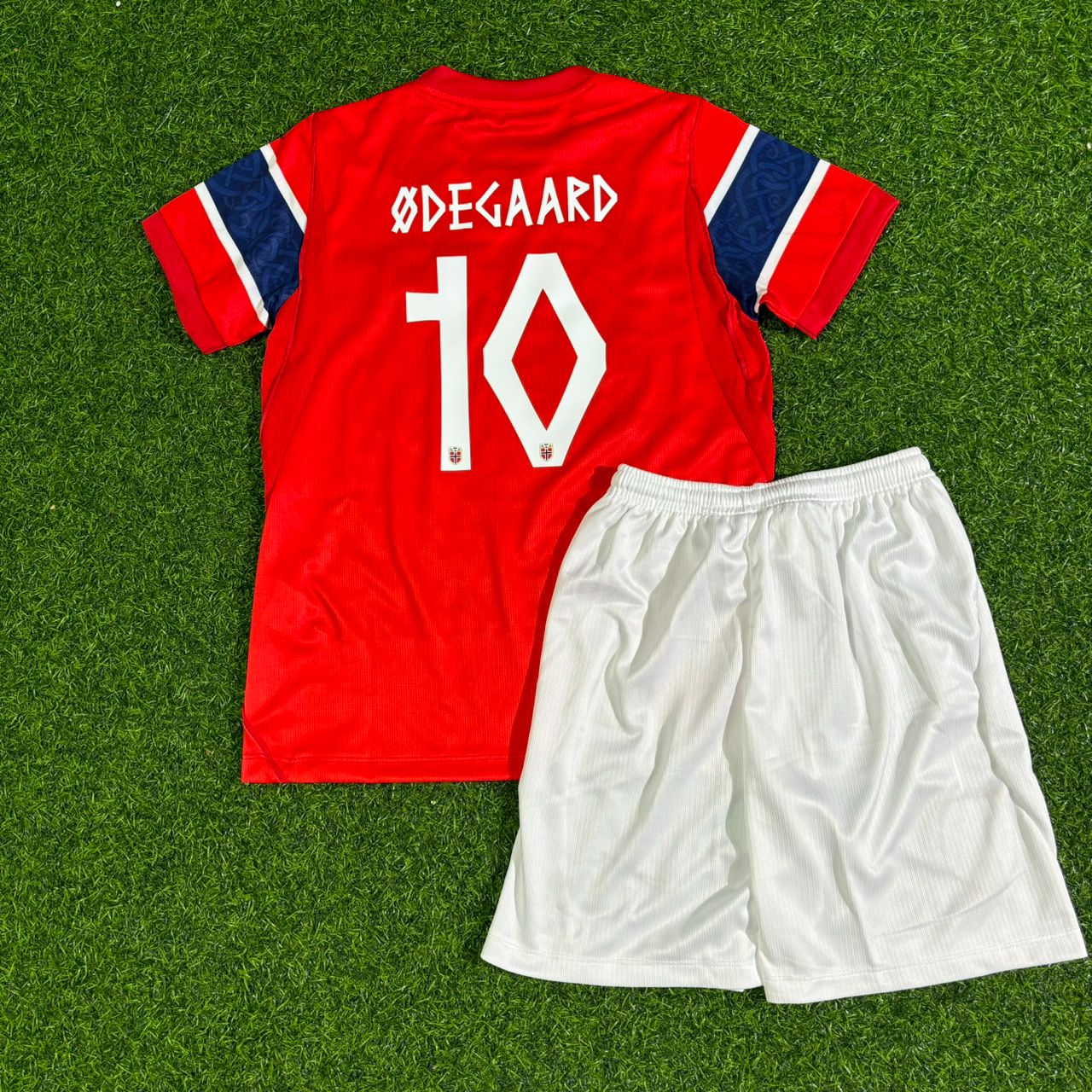 Martin Odegaard Norway 2026 World Cup Kids Football Jersey