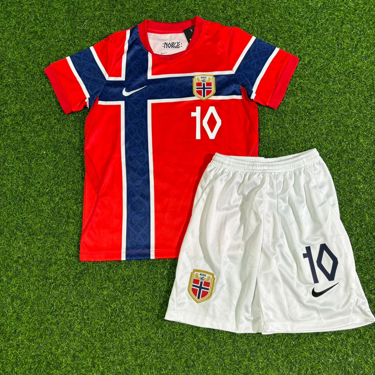 Martin Odegaard Norway 2026 World Cup Kids Football Jersey