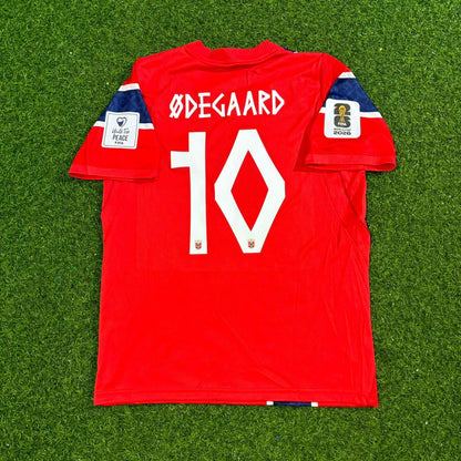 Martin Ødegaard Norway 2026 World Cup New Season Red Football Jersey Kit