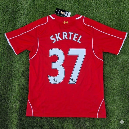 Martin Škrtel 37- Liverpool 2014/15 Home Retro Kit Jersey Trikot Maillot Soccer Shirt
