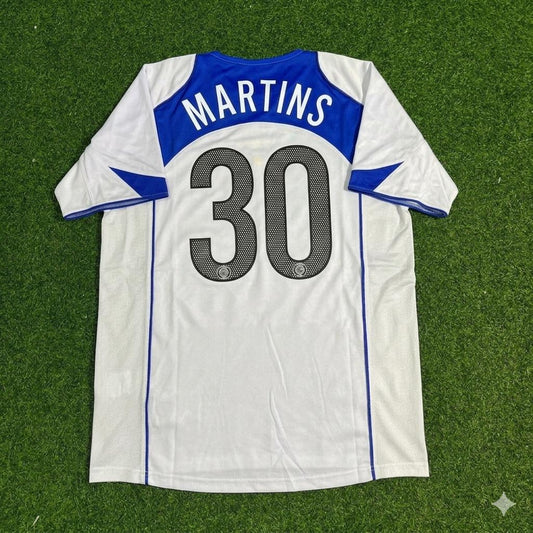 Obafemi Martins Inter Milan 2004-2005 Retro White Football Jersey