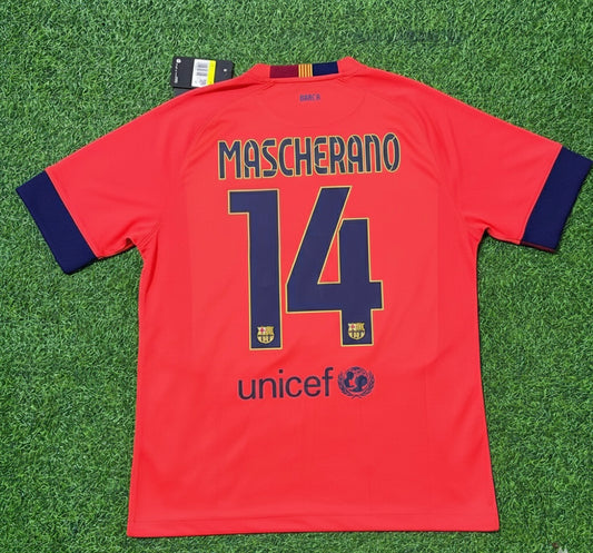 Javier Mascherano 14- Barcelona 2014 Kit Season Retro Trikot Maillot Jersey
