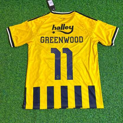 Mason Greenwood #11 Fenerbahçe 2027 New Season Football Jersey Kit
