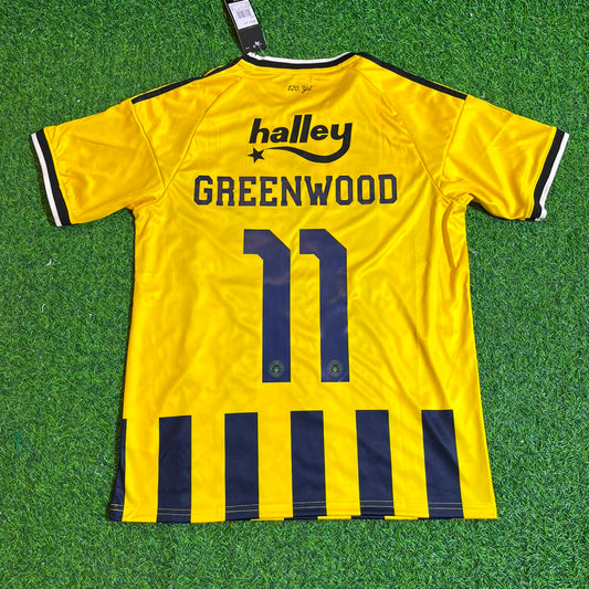 Mason Greenwood #11 Fenerbahçe 2027 New Season Football Jersey Kit