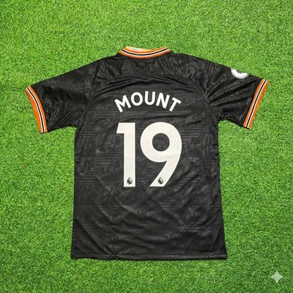 Mason Mount 19- Chelsea 2019/2020 Away Black Retro Football Jersey Kit