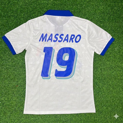 Daniele Massaro Italy 1994 World Cup White Retro Football Jersey