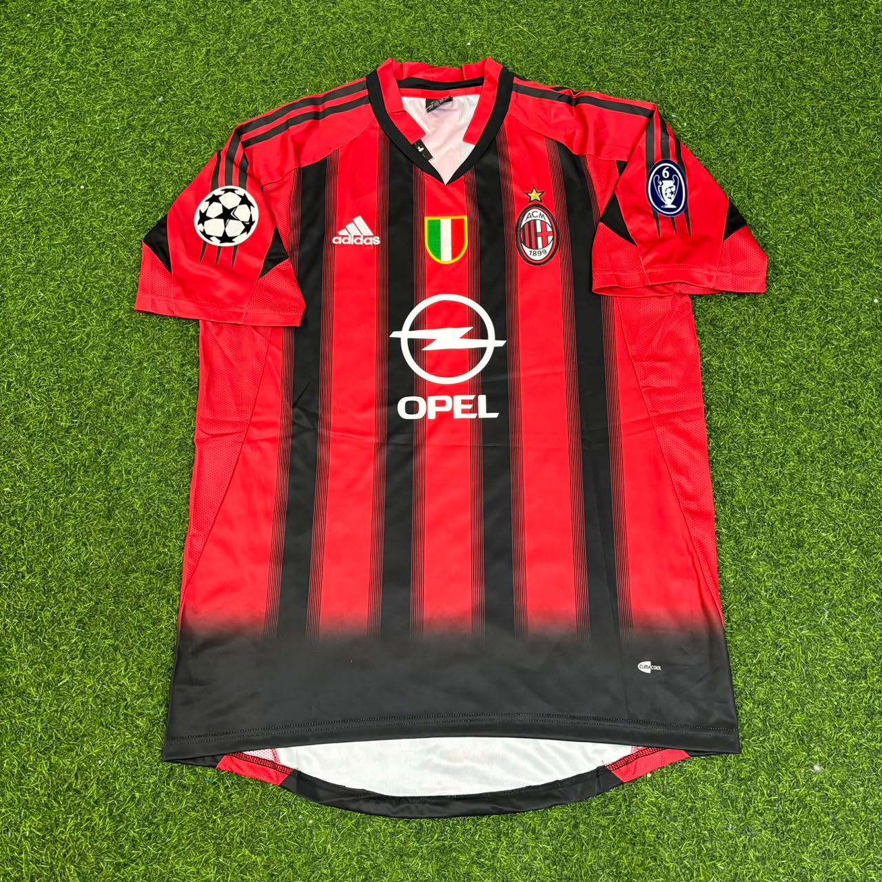 Massimo Ambrosini #23 AC Milan 2004 2005 Home Retro Football Jersey