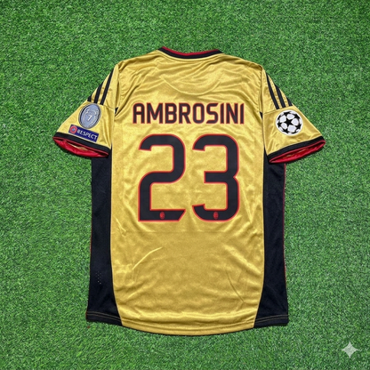 Massimo Ambrosini #23 AC Milan Gold Retro Trikot Jersey