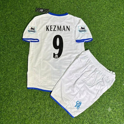 Mateja Kezman Chelsea Away 2004/05 Retro Kids White Football Jersey