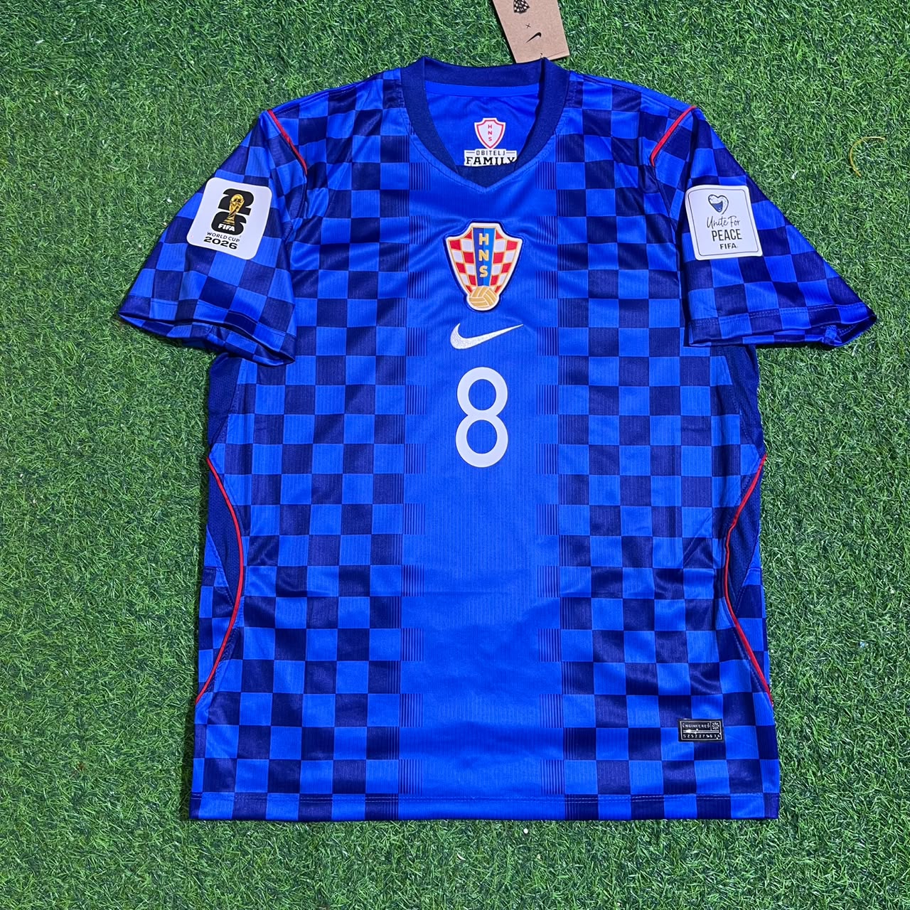 Mateo Kovacic Croatia 2026 World Cup Away Blue Football Jersey