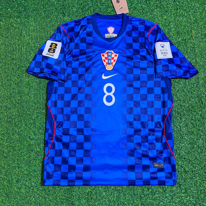 Mateo Kovacic Croatia 2026 World Cup Away Blue Football Jersey