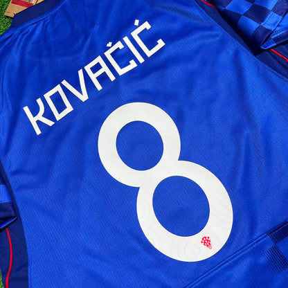 Mateo Kovacic Croatia 2026 World Cup Away Blue Football Jersey