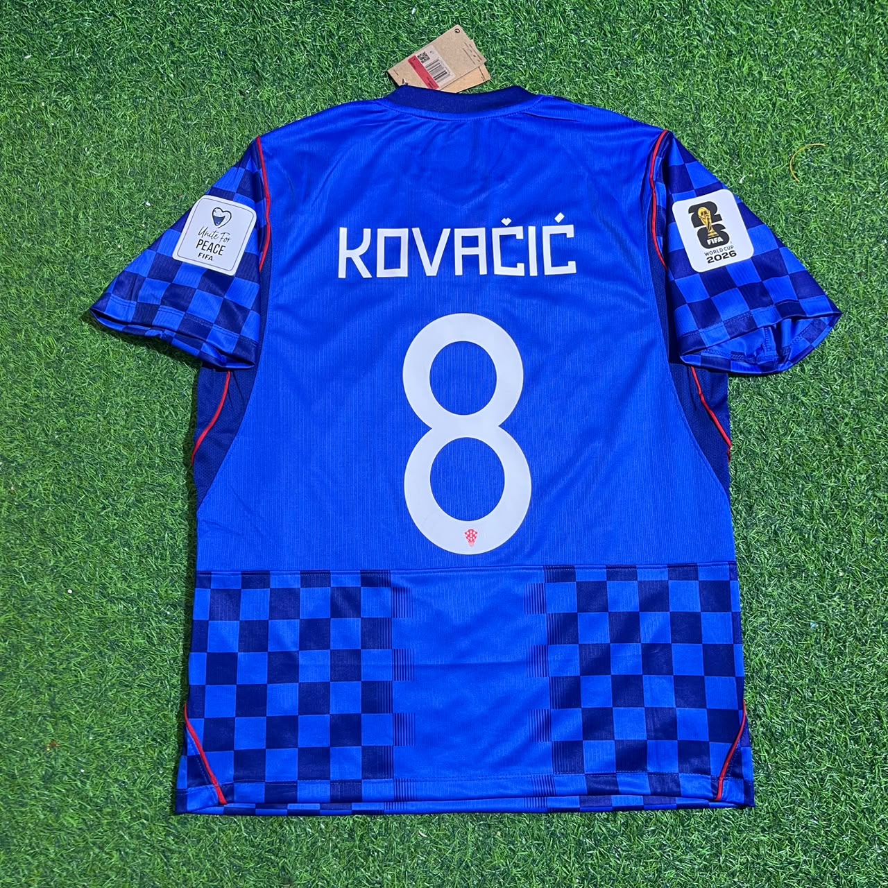 Mateo Kovacic Croatia 2026 World Cup Away Blue Football Jersey