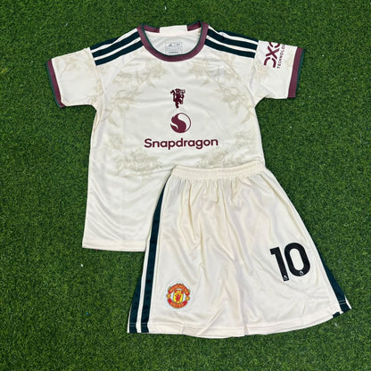 Matheus Cunha Manchester United New Season 2027 Kids Jersey Trikot Maillot Soccer Shirt