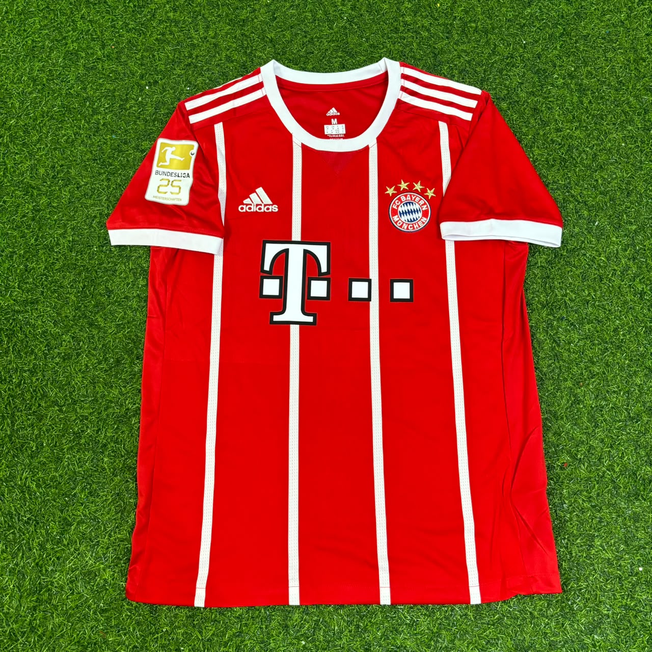 Mats Hummels Bayern Munich 2017-2018 Retro Home Jersey