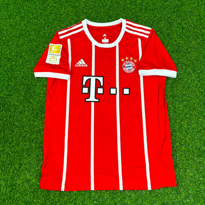 Mats Hummels Bayern Munich 2017-2018 Retro Home Jersey