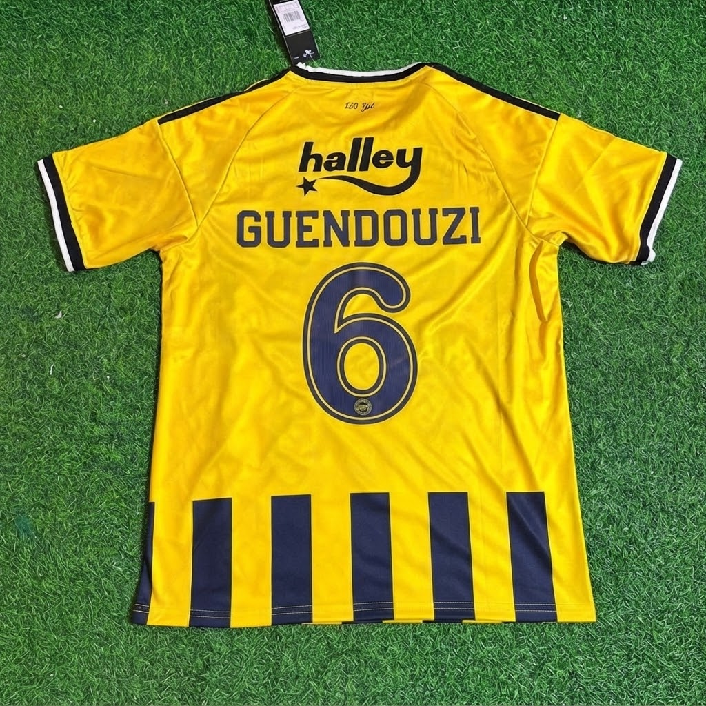 Mattéo Guendouzi #6 Fenerbahçe 2027 New Season Football Jersey Kit