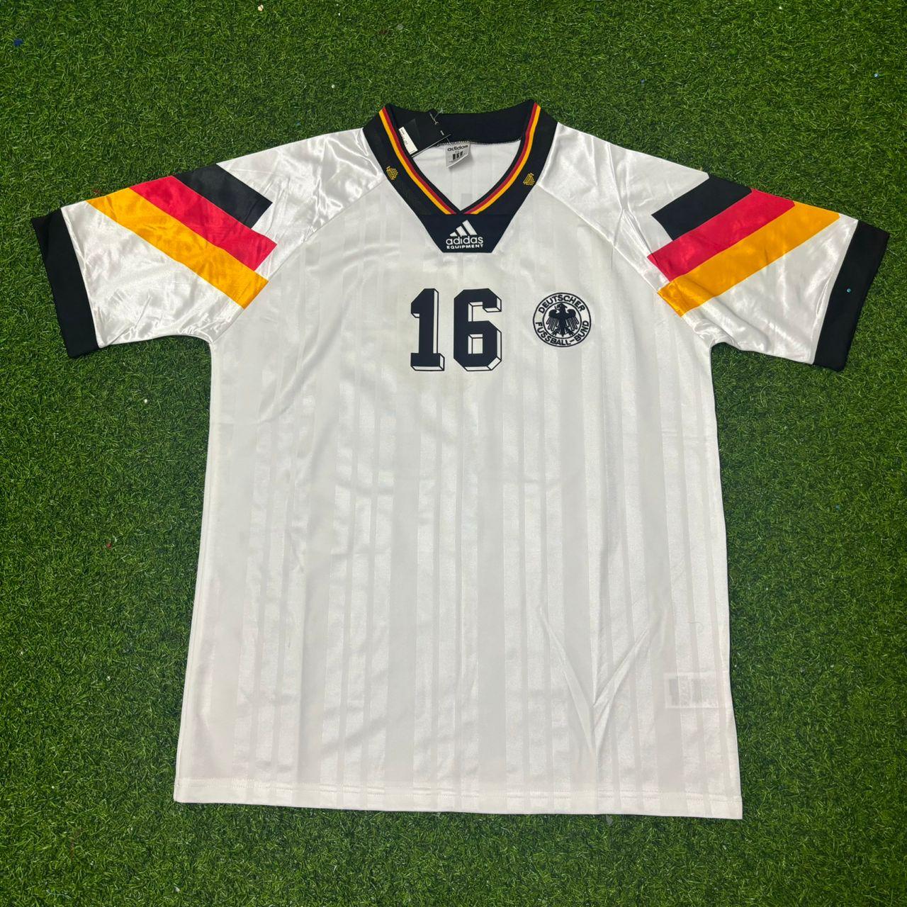 Maillot de football rétro Matthias Sammer Allemagne 1992