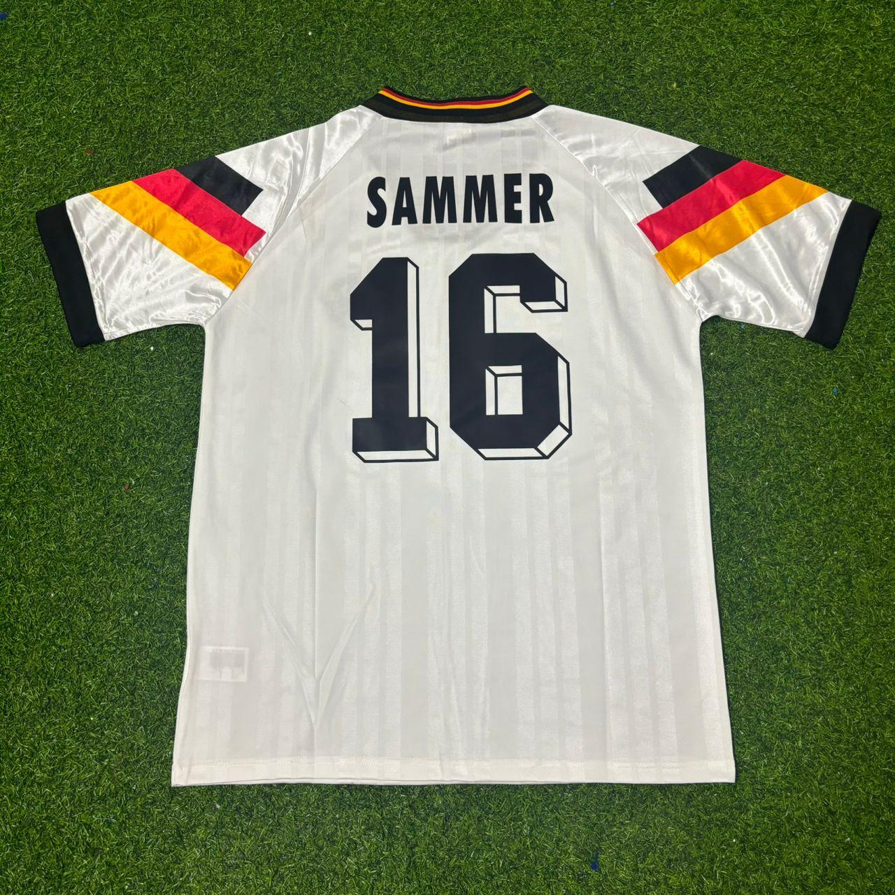 Maillot de football rétro Matthias Sammer Allemagne 1992