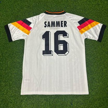 Maillot de football rétro Matthias Sammer Allemagne 1992