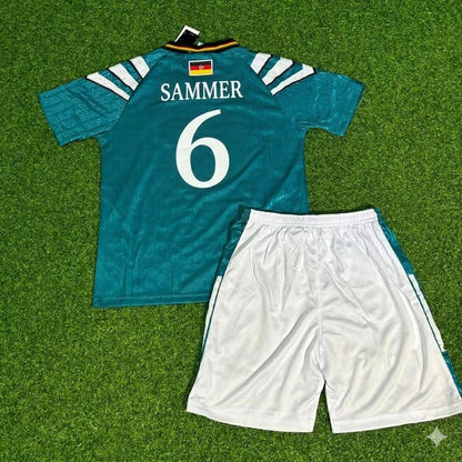 Matthias Sammer #6 Deutschland Retro Heim Kinder Fußballtrikot