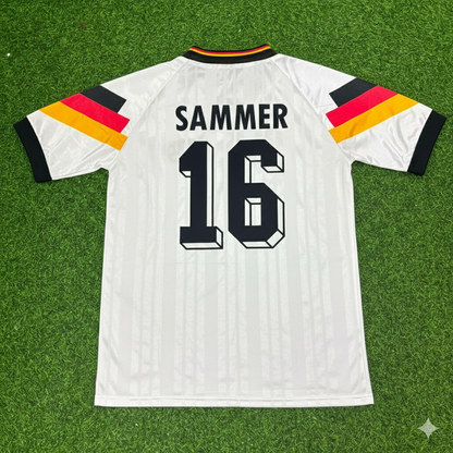 Matthias Sammer Germany 1992 Retro Football Jersey