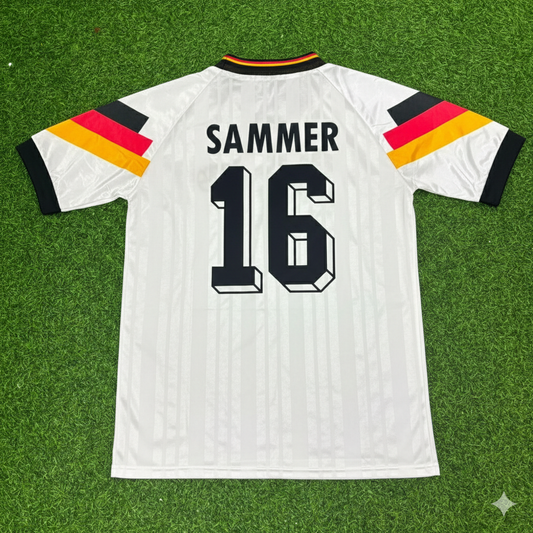 Matthias Sammer Germany 1992 Retro Football Jersey
